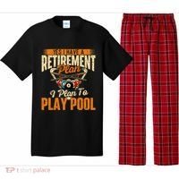 Retirement Plan Play Pool Billiard Player Sports Pajama Set thumb 0