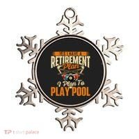 Retirement Plan Play Pool Billiard Player Sports Ornament thumb 0