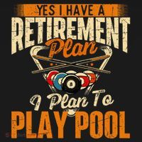 Retirement Plan Play Pool Billiard Player Sports Tank Top thumb 6
