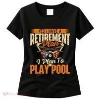 Retirement Plan Play Pool Billiard Player Sports Women's T-Shirt thumb 0