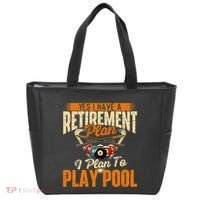 Retirement Plan Play Pool Billiard Player Sports Tote Bag thumb 0