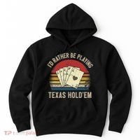 Retro Poker Player Texas HoldEm Poker Game Royal Flush Hoodie thumb 0