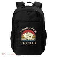 Retro Poker Player Texas HoldEm Poker Game Royal Flush Backpack thumb 0