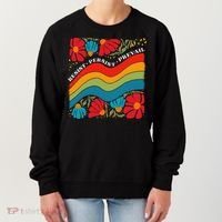 Resist Persist Prevail Funny Liberal Political Boho Floral Women's Sweatshirt thumb 0