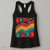 Resist Persist Prevail Funny Liberal Political Boho Floral Women's Tank Top thumb 3