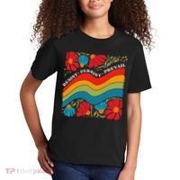 Resist Persist Prevail Funny Liberal Political Boho Floral Kids T-Shirt thumb 2