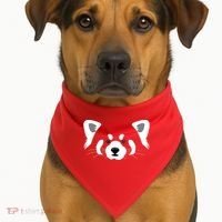 Red Panda USA-Made Doggie Bandana thumb 1