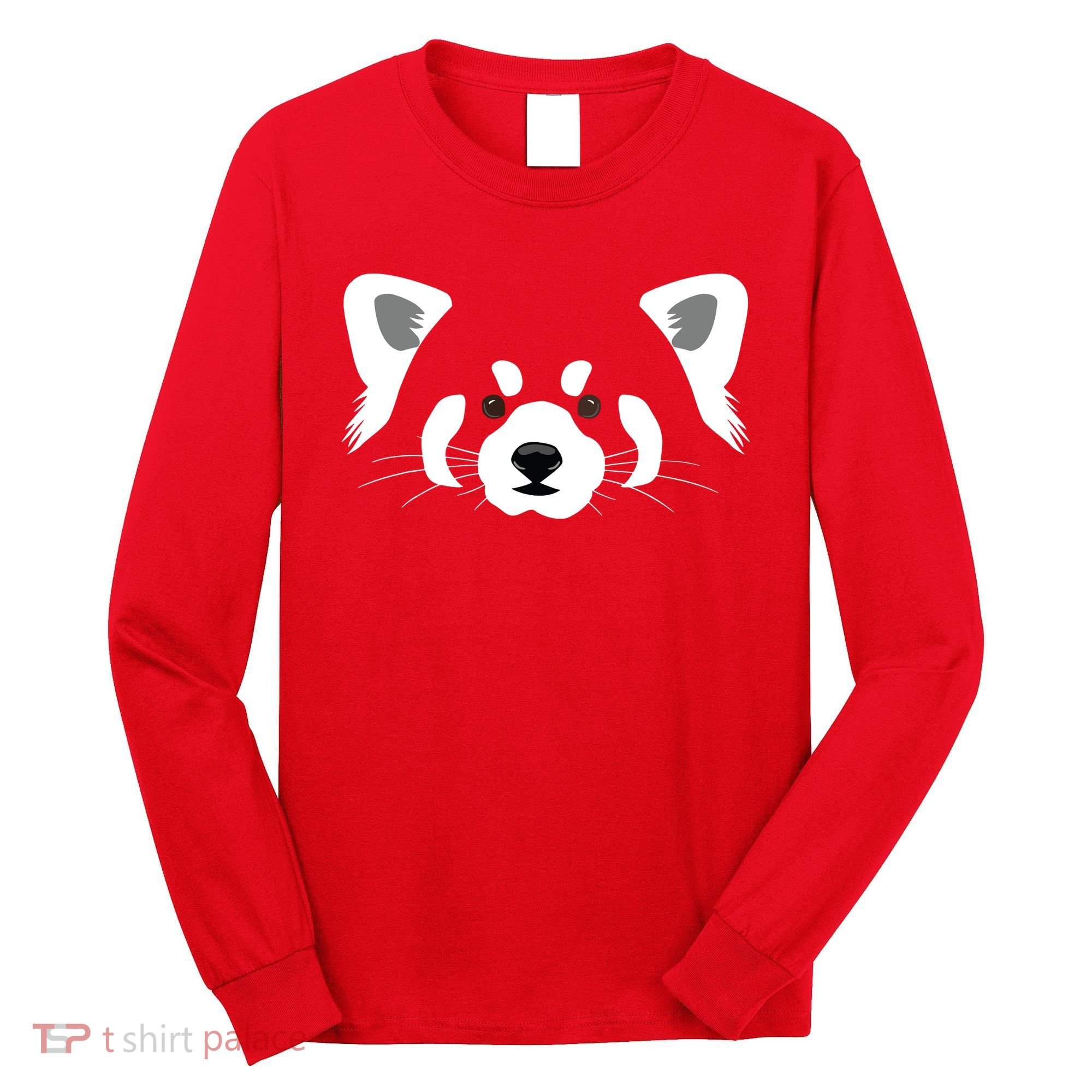 Red Panda Long Sleeve Shirt