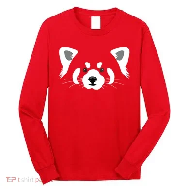 Red Panda Long Sleeve Shirt
