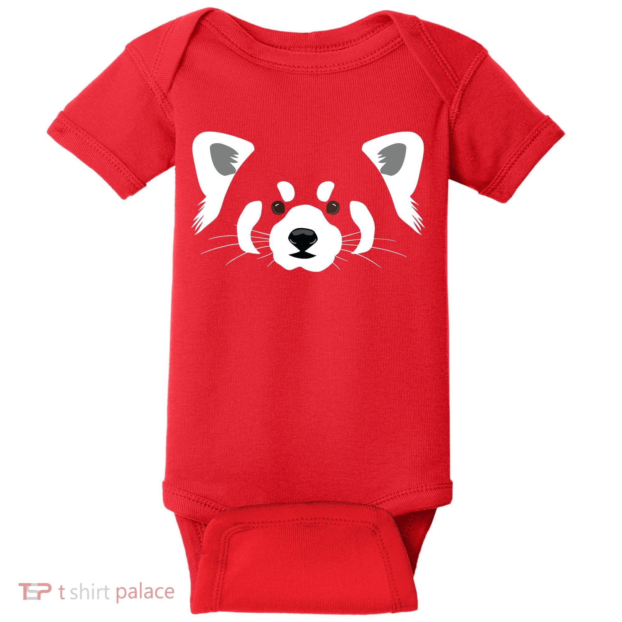 Red Panda Baby Bodysuit