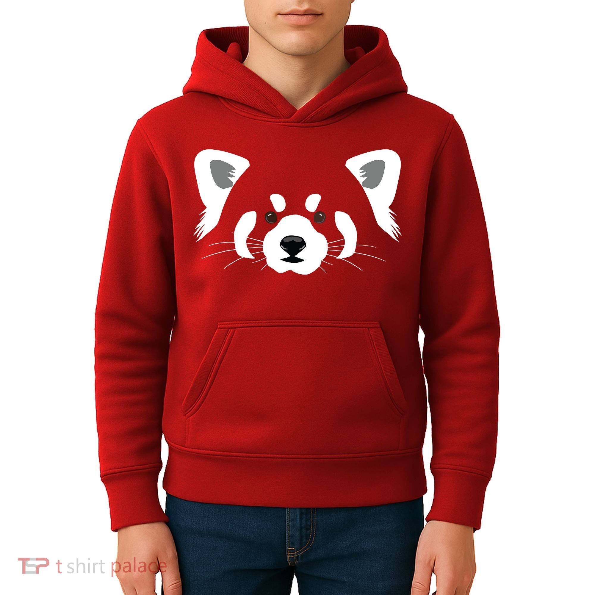 Red Panda Kids Hoodie