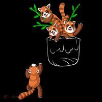 Red Panda Tote Bag thumb 4