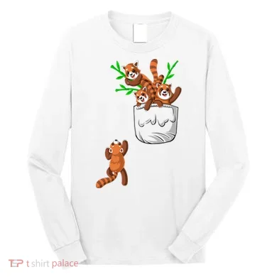 Red Panda Long Sleeve Shirt