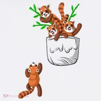 Red Panda Long Sleeve Shirt thumb 2