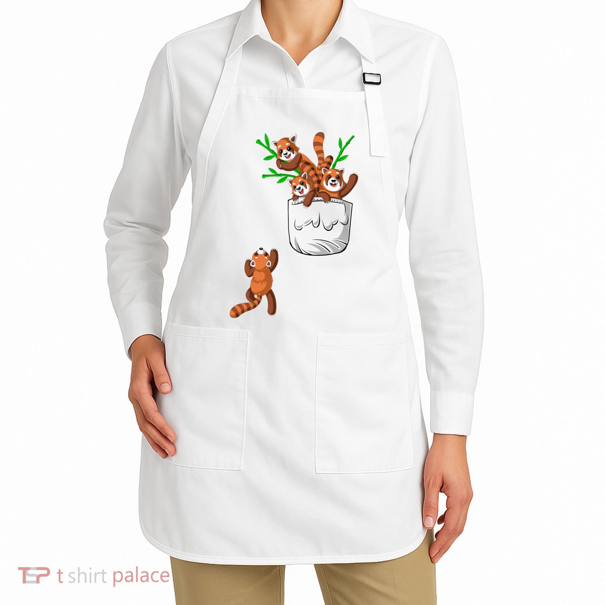 Red Panda Apron