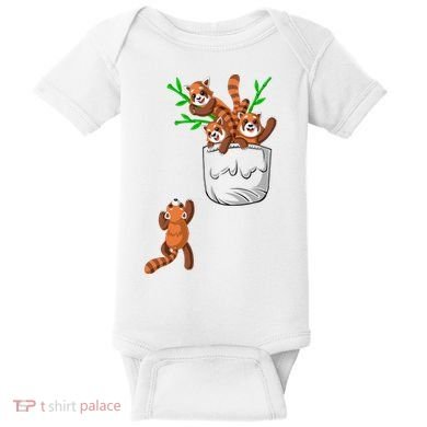 Red Panda Baby Bodysuit