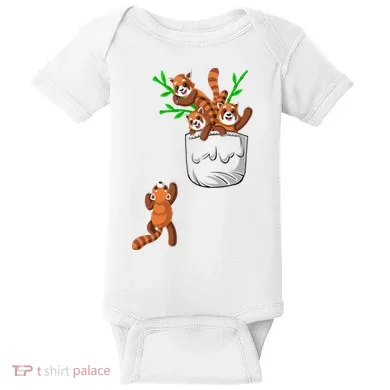 Red Panda Baby Bodysuit