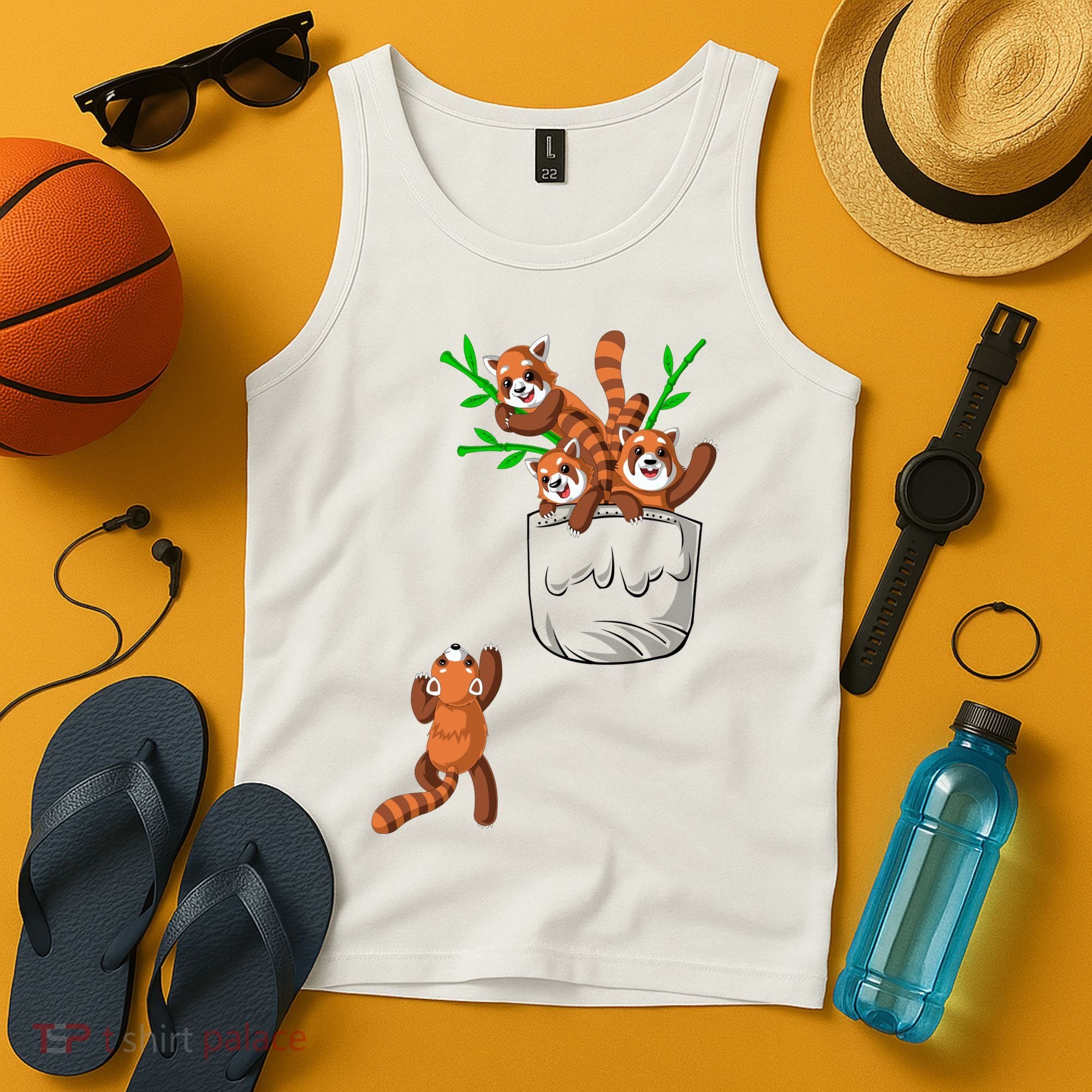 Red Panda Tank Top