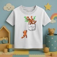 Red Panda Toddler T-Shirt thumb 3