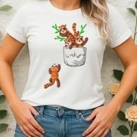 Red Panda Women's T-Shirt thumb 2