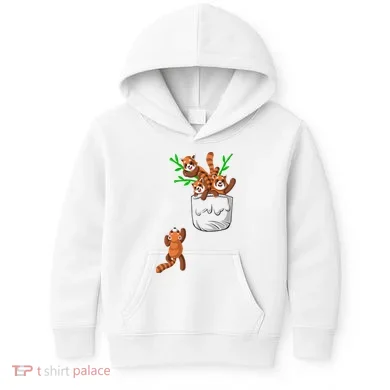 Red Panda Kids Hoodie