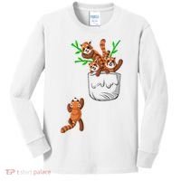 Red Panda Kids Long Sleeve Shirt thumb 0