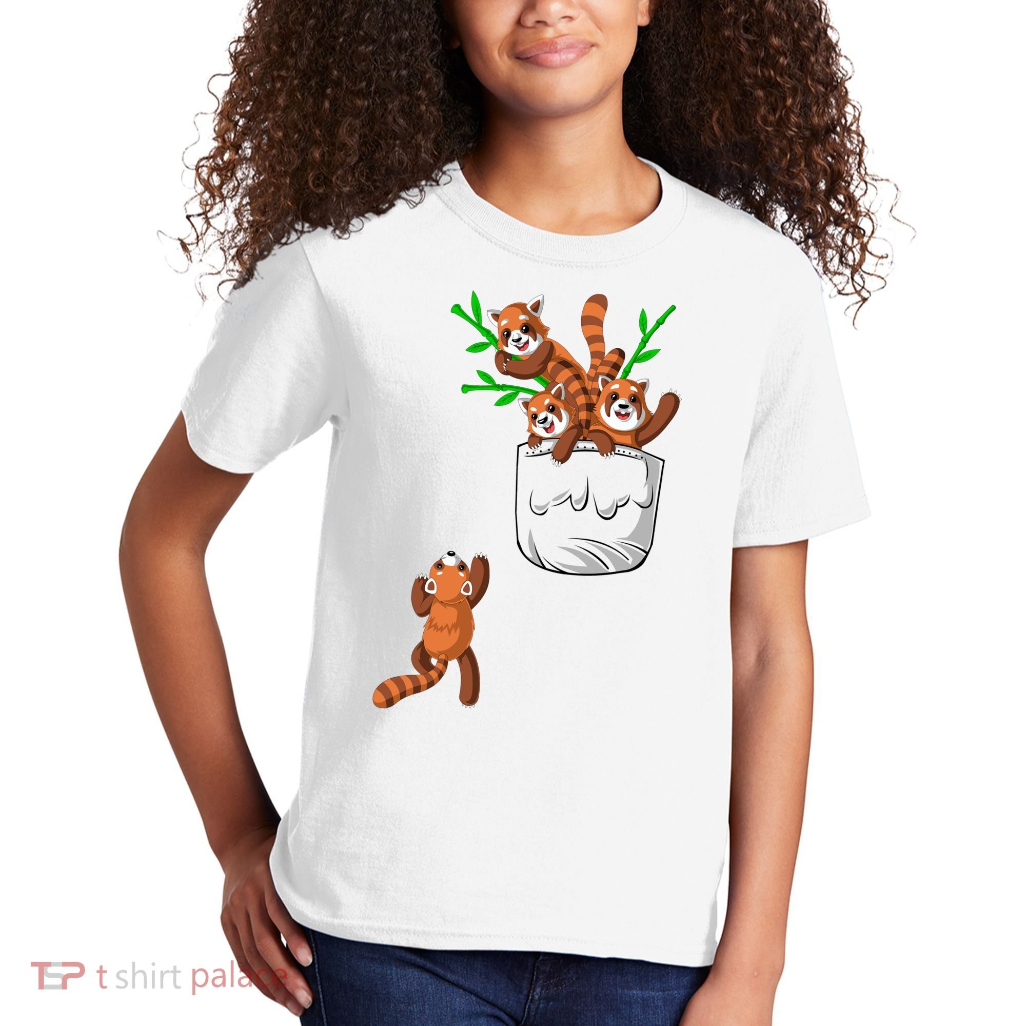 Red Panda Kids T-Shirt
