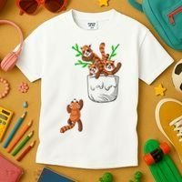 Red Panda Kids T-Shirt thumb 3