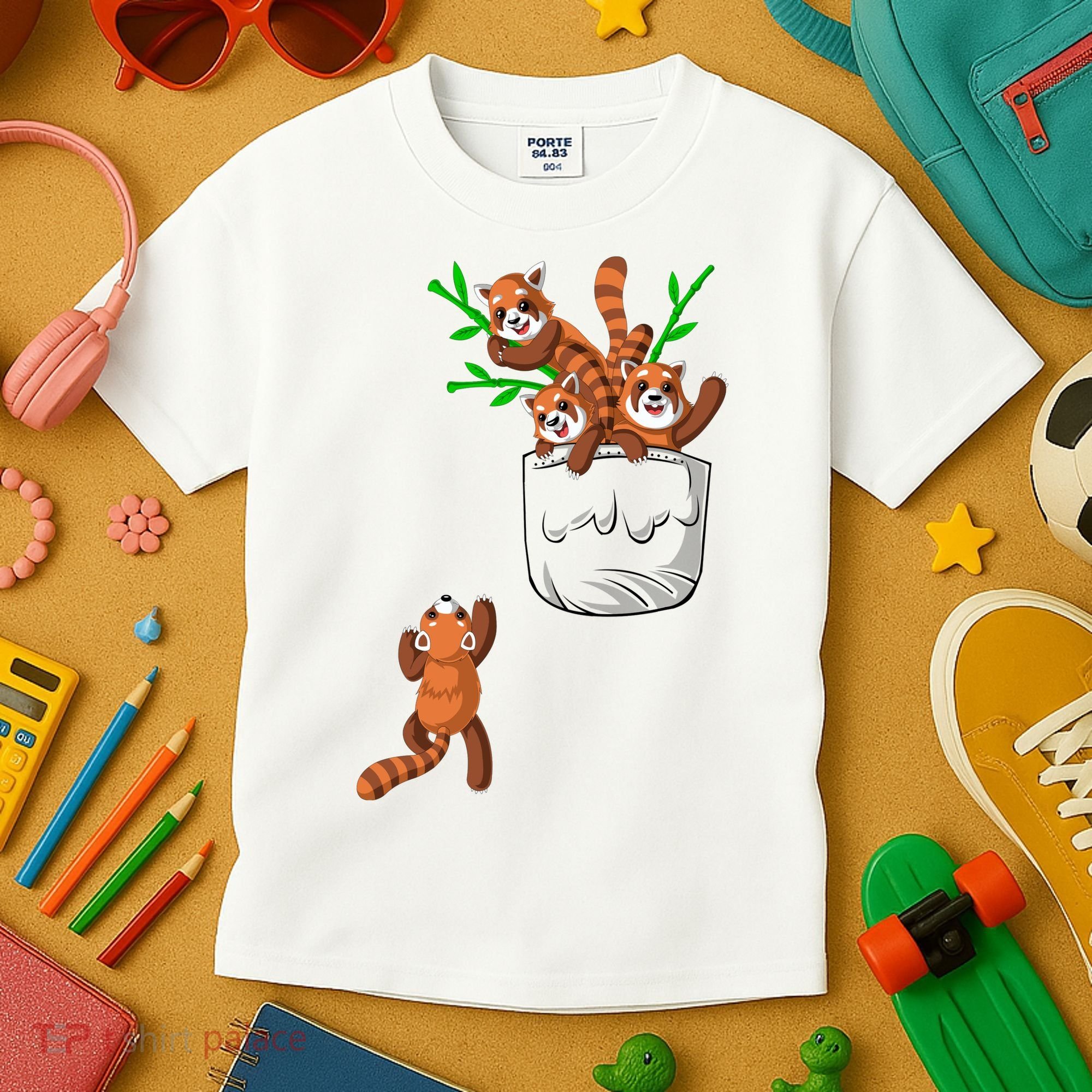 Red Panda Kids T-Shirt