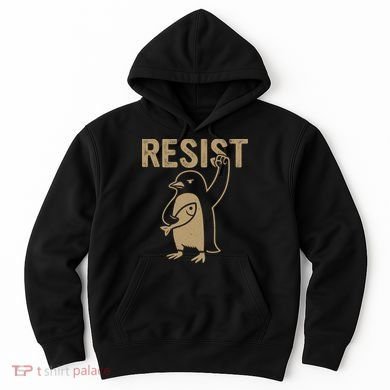 Resist Penguin Hoodie