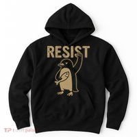 Resist Penguin Hoodie thumb 0
