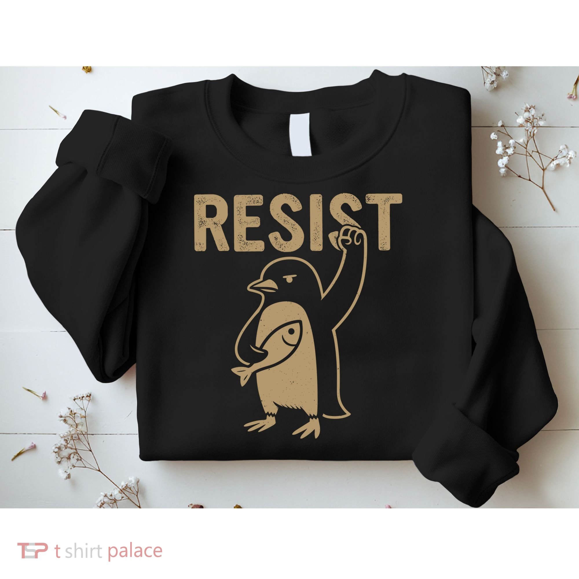 Resist Penguin Sweatshirt