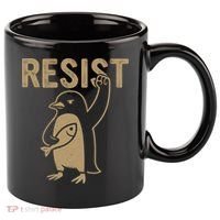 Resist Penguin 11oz C Handle Ceramic Mug thumb 0