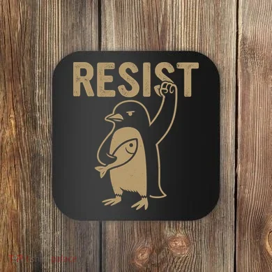 Resist Penguin Coaster