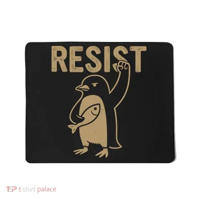 Resist Penguin Mousepad