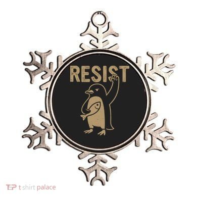 Resist Penguin Ornament