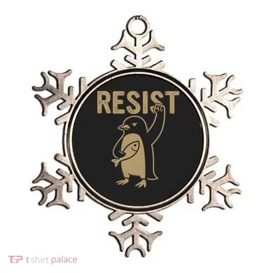 Resist Penguin Ornament