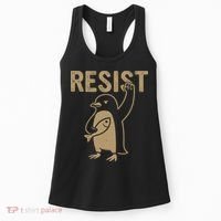 Resist Penguin Women's Tank Top thumb 0