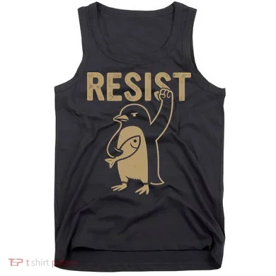 Resist Penguin Tank Top