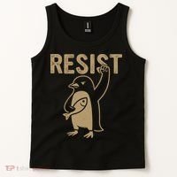 Resist Penguin Tank Top thumb 2