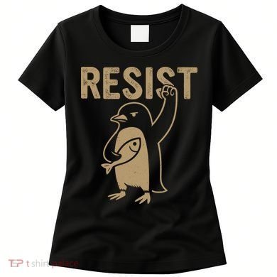 Resist Penguin Women's T-Shirt