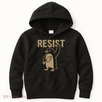 Resist Penguin Kids Hoodie thumb 0