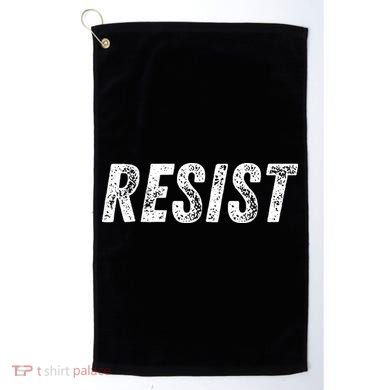 Resist Political Golf Towel