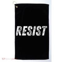 Resist Political Golf Towel thumb 0