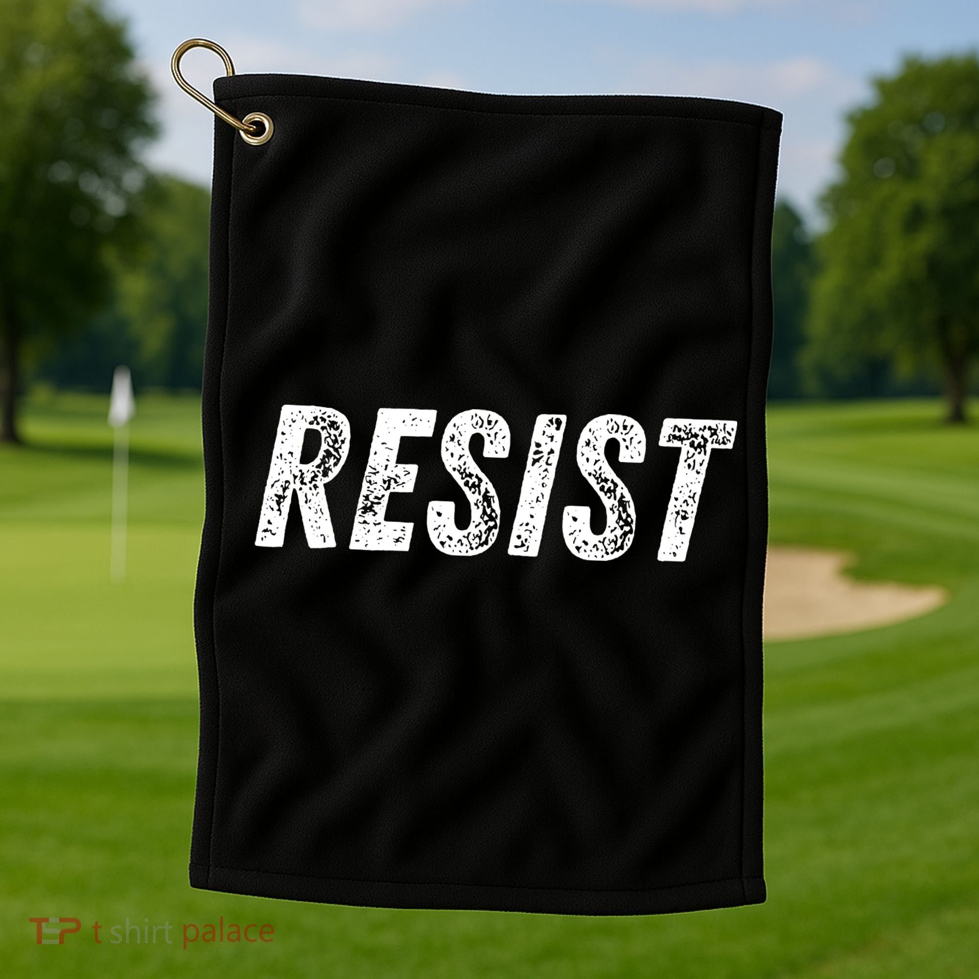 Resist Political Golf Towel