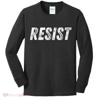 Resist Political Kids Long Sleeve Shirt thumb 0
