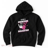 Rockstar Princess Roll Im Not A Princess Im A Rockstar Hoodie thumb 0
