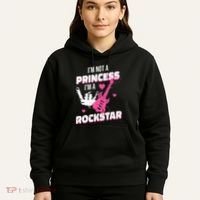 Rockstar Princess Roll Im Not A Princess Im A Rockstar Hoodie thumb 5