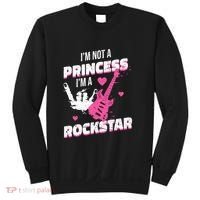 Rockstar Princess Roll Im Not A Princess Im A Rockstar Sweatshirt thumb 0