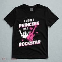 Rockstar Princess Roll Im Not A Princess Im A Rockstar T-Shirt thumb 5